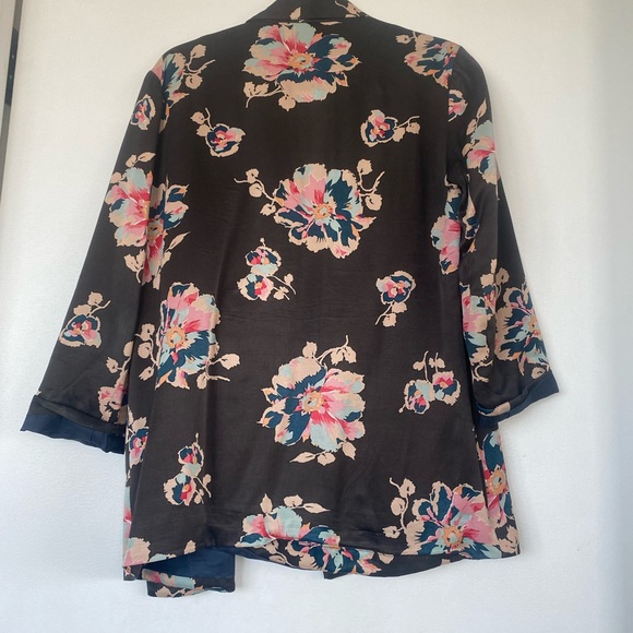 Anthropologie Tavie Floral Silk Blazer - Picture 12 of 16